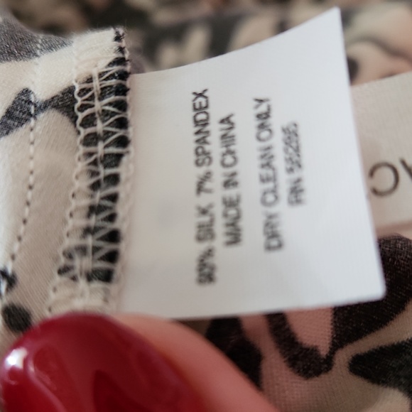 3/$25 Express Silk Halter Top size L - Picture 5 of 6